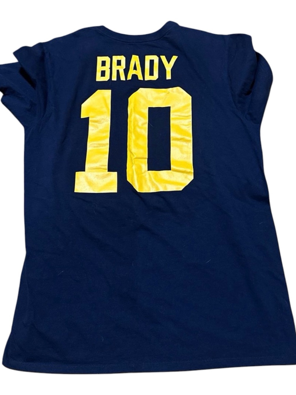Nike Jordan Michigan Wolverines Tom Brady Jersey Shirt